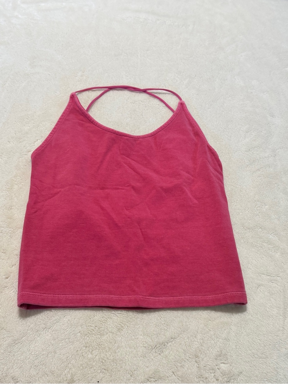 AMERICAN EAGLE CRISS CROSS CAMI TANK TOP BERRY SIZE SMALL